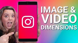 ULTIMATE Instagram video & image size guide AND templates! (2021)