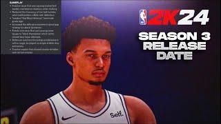 NBA 2K24 SEASON 3 LEAKS & PATCHES!