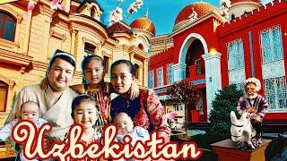 Uzbek Houses are shoking! Tashkent city Walking Tour at Spring blossom