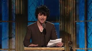 Billie Joe Armstrong Inducts The Stooges at the 2010 Rock & Roll Hall of Fame Induction Ceremony