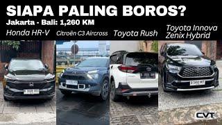 ADU BOROS: HONDA HR-V vs TOYOTA INNOVA ZENIX HYBRID vs TOYOTA RUSH vs CITROEN C3 AIRCROSS