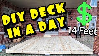 Cheap DIY Floating Deck