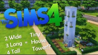 The Sims 4 Base Game 2x3 Tiny Home Tower