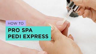 OPI Express Pedicure with Pro Spa Tutorial