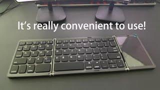 new 3 Folding keyboard with multifunction touchpad support ios/android/windows Link 3 devices