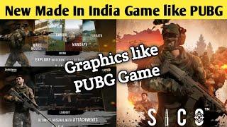 SICO New Multiplayer Made In India Mobile Game trailer|Graphics like PUBG#sico