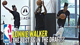 Lonnie Walker NBA Pre-Draft Workout! The Best SG In The Draft!? CRAZY Athletic w/ NBA Range!