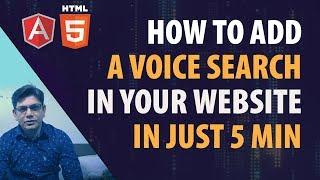 Add a voice search/ speech recognition in your website in 2019