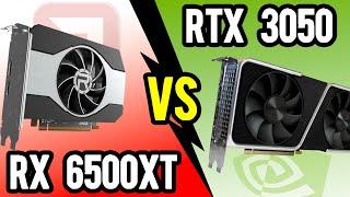 RTX 3050 VS RX 6500 XT! WHICH NEW GRAPHICS CARD IS BETTER???