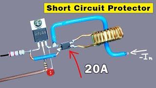 Short circuit indicator project, Build a short circuit protection circuit