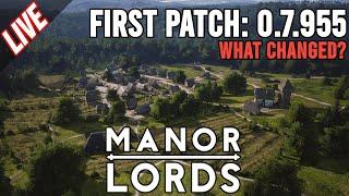 Manor Lords: Day One Patch | What has changed? | Early Access Gameplay