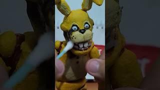 Making SPRINGBONNIE from FNAF INTO THE PIT in Clay #fnaf #intothepit #springtrap