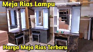 Meja Rias Minimalis Lampu Dan Harga Meja Rias !! Meja Rias Minimalis Terbaru || Rian mebel