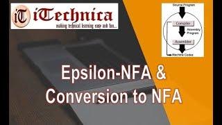 13. Epsilon-NFA & Conversion to NFA with example