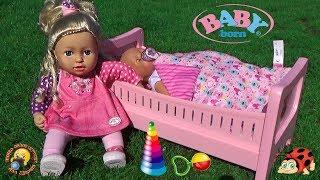 Кукла BABY ANNABELL красавица София и Кроватка BABY BORN Сладкие сны Малыши пупсики Play Dolls