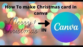 How to make an animated Christmas card in canva