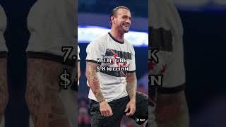 Top 10 Highest Paid Wrestlers In The World #shorts #top10 #wwe