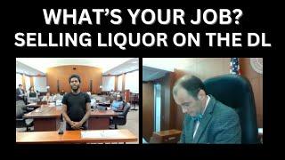 Bootlegger tells Judge Fleischer his job is Legit