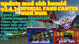 Mod obb bussid v3.4.3, SPISIAL FANS CANTER NGIR NGIR 200631/100631 #bussidmania