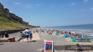 BEACH DAY SURFING IN CROMER & EAST RUNTON NORFOLK JULY 2018