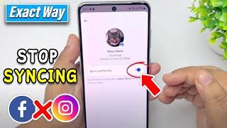 How to stop syncing profile picture from Instagram to Facebook (EASY)