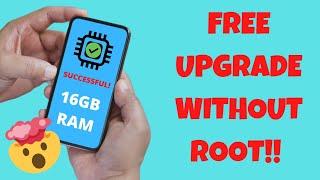 FREE 16GB RAM INCREASE ON ANY ANDROID PHONES! SWAP - No ROOT a LEGIT APP?  [TESTED!]