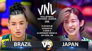 Brazil vs Japan - Semifinals | Women's VNL 2024