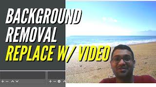 Background Removal Tutorial using OpenCV - Python | Replace Background with Video - WITH CODE