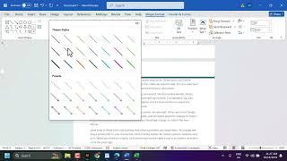 How to Add Line in Header in Word