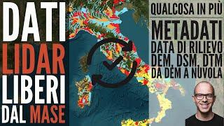 Dati Lidar liberi dal portale del MASE - Integrazioni e chiarimenti