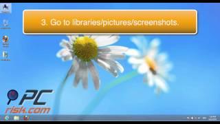 How to take a screenshot in Windows 8?