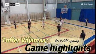 Toffer Viljamaa U19SM 2024 spring highlights