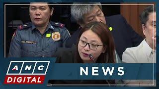 Alice Guo evades senators' questions anew during POGO probe | ANC