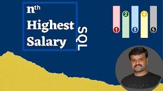 Find nth highest salary (1st,2nd, 3rd) | SQL Server Interview Questions | sql Interview Questions |