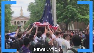 American flag protected by UNC fraternity brothers | On Balance