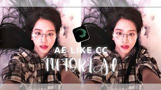 Ae like cc || Tutorial || Alight motion || •4reveryoung• #alightmotiontutorial #edit #blackpink