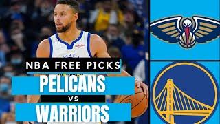 PELICANS vs WARRIORS Picks | Free NBA Picks Today | NBA Prop Bets Today | LINEUPS