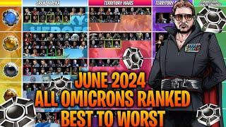 All Omicrons Ranked Best to Worst for EVERY Game Mode - June 2024 - Star Wars: Galaxy of Heroes