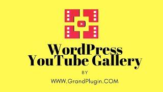 WordPress YouTube Video Gallery