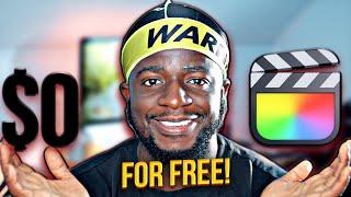 HOW to Get FINAL CUT PRO X (FCPX) Totally FREE!!(2023 WORKS!!)
