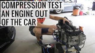 How to compression test an engine out of the car - Just the Tip