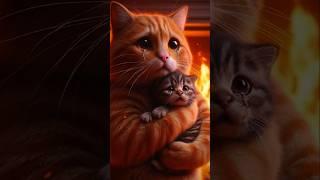 Cat sad story ️|cat story|aicat|#cat #aicat #story #sad #meow #youtubeshorts #yt #shorts