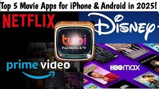 Top 5 Movie Apps for iPhone & Android in 2025! (Watch Movies Anywhere!)