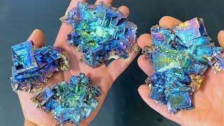 HomeGrown Iridescent Bismuth Metal Crystals