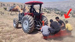 Amir Khan and his children prepare the way to the cave for winter. Zoya's return