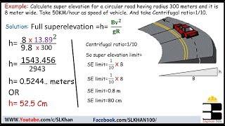 #superelevation / Road design