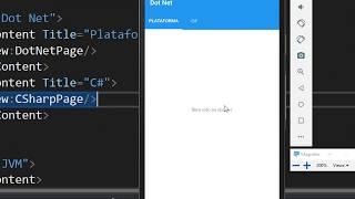 xamarin forms shell tab bottom  and  tab top