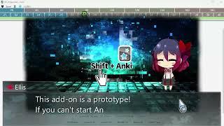 Anki tutorial like visual novel game add-on (Under development)