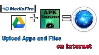 How to Upload files on internet and create your own sharing download links.