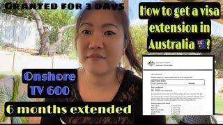 How to get tourist visa 600 extension? | Ivy Martin’s Life